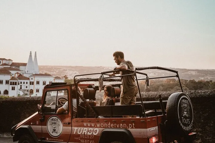 A shared UMM jeep with the Pena park ticket, Regaleira to finish, photo 1