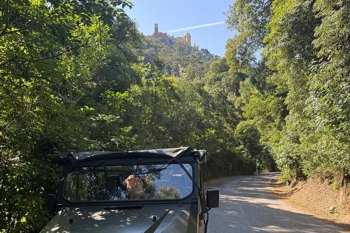 Green Jeep and Pena