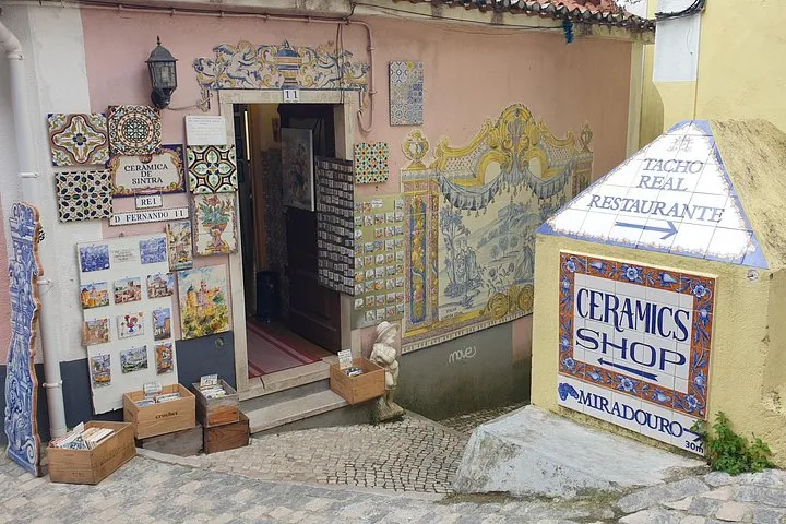 Tiles in the historic center of Sintra