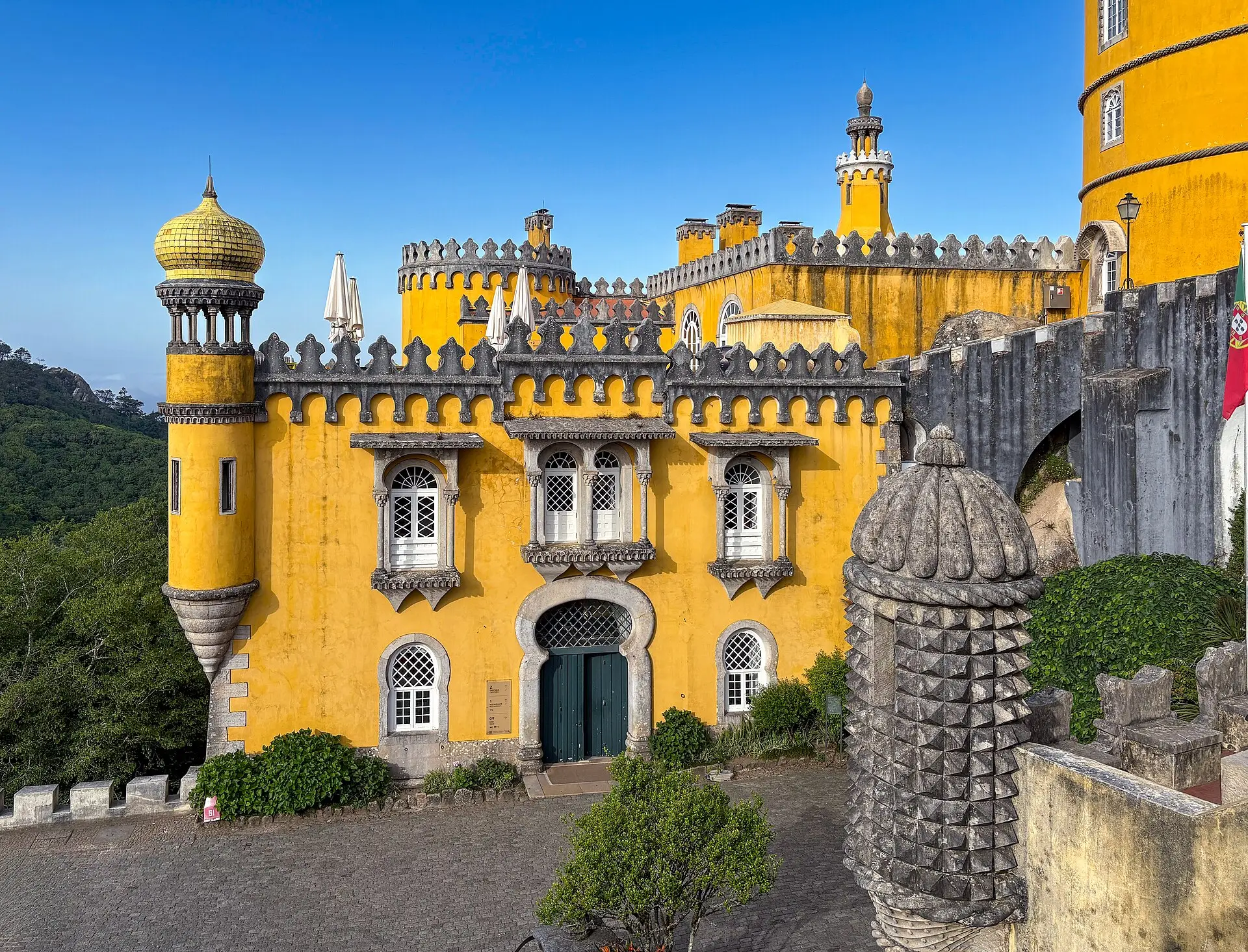 Pena Palace, the yellow facade